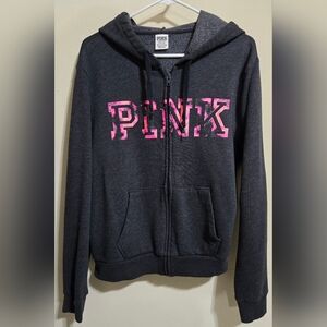 Women's PINK Full Zip Hoodie